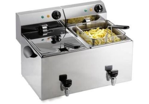  Saro Professionele Friteuse 2 x 8 Liter met 2 jaar garantie 