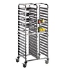 Saro Regaal wagen met 36 platen | 60 x 40 cm