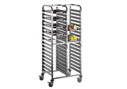  Saro Regaal wagen met 36 platen | 60 x 40 cm 