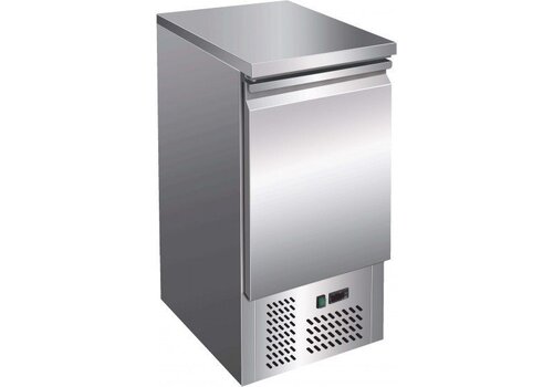  Saro Gekoelde werkbank RVS met 1 deur | 44x70x85/88 cm 