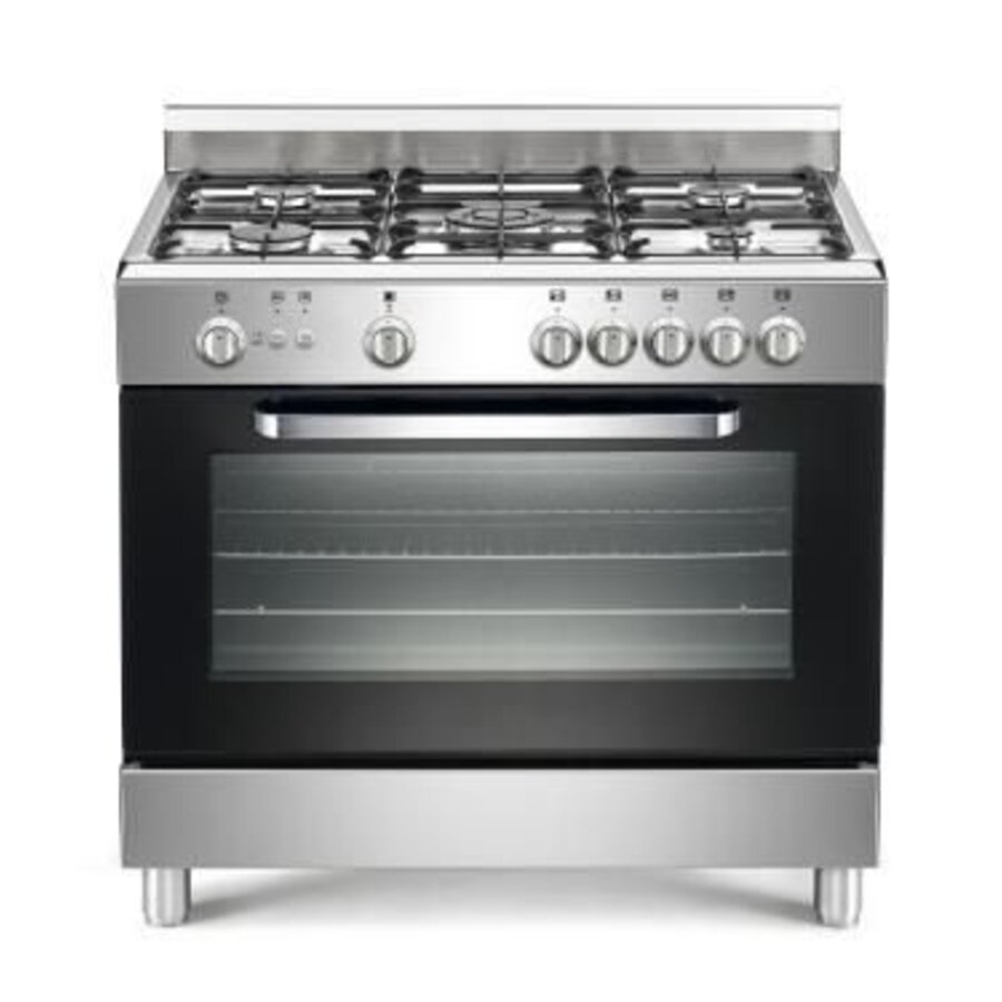 Gasfornuis met gasoven | 5 Branders
