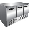 Saro Koelwerkbank met 3 deuren RVS |136 x 70 x 85 cm