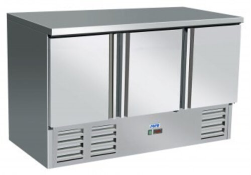  Saro Gekoelde werkbank Roestvrijstaal | 136 x 70 x 85 cm 