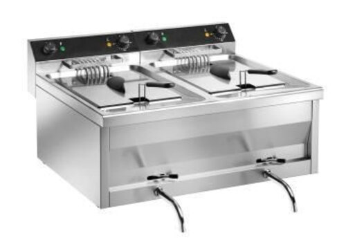  Saro Friteuse 12 + 12 Liter - 2 x 9000 Watt 