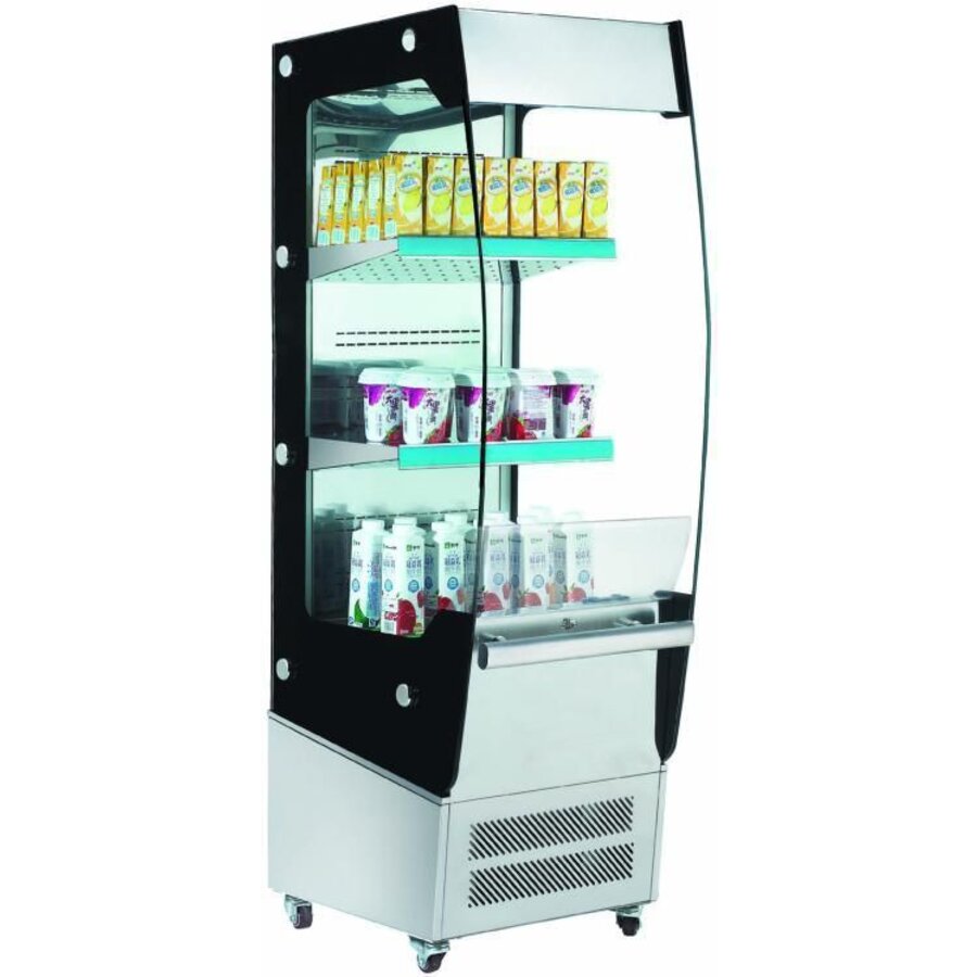 Koelvitrine met wielen - Frisdranken model