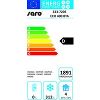 Luchtgekoelde Vrieskast 523 Liter Professioneel