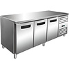 Saro Koelwerkbank RVS | 2 jaar Garantie | 180 x 70 x 89/95 cm