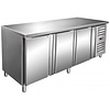 Saro Koeltafel met ventilator koeling RVS | 200 x 60 x 89/95 cm