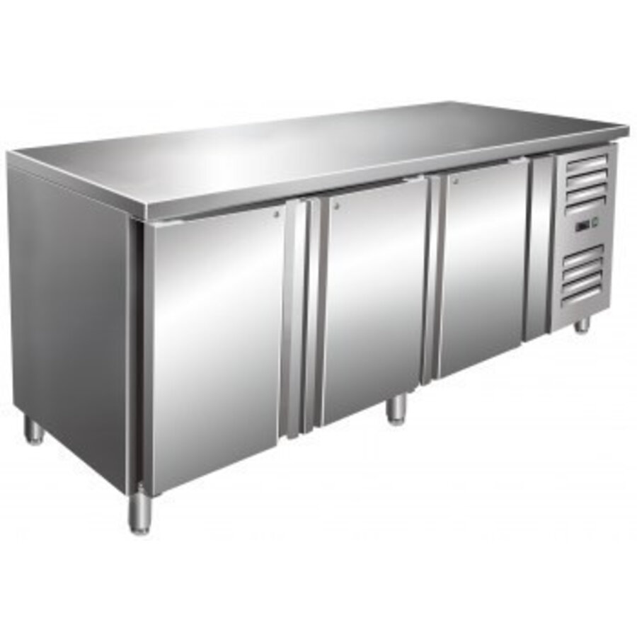 Koeltafel met ventilator koeling RVS | 200 x 60 x 89/95 cm