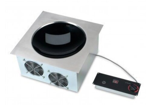 Saro Horeca Inbouw Inductiewok Rond | 3500Watt 