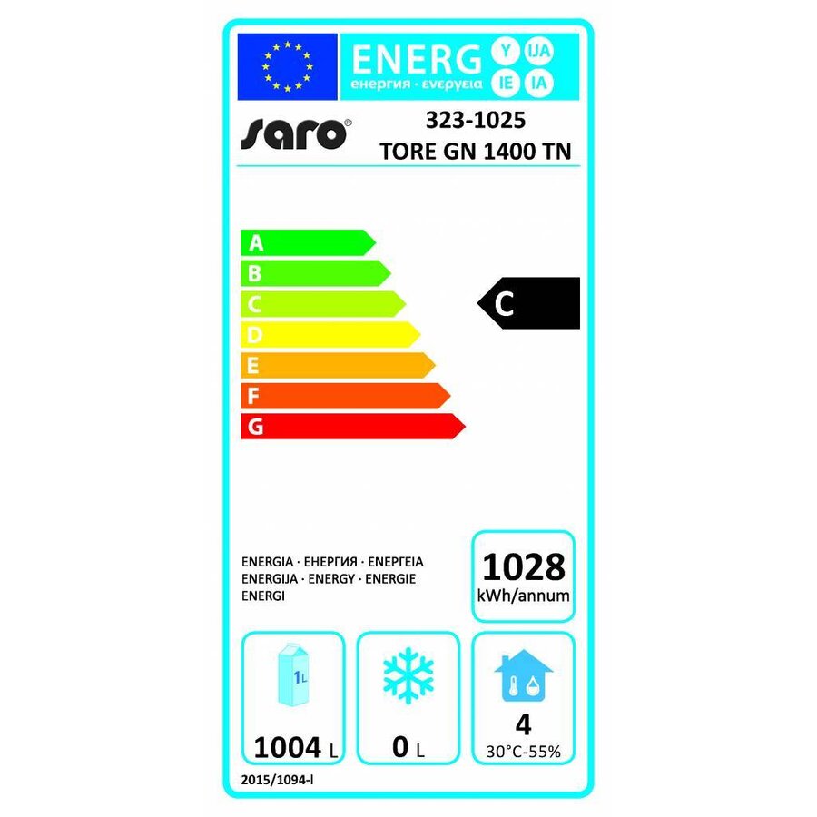 Roestvrijstale Koelkast 1400 Liter