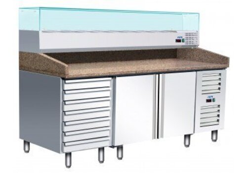  Saro Pizza-voorbereidingstafel-gekoeld 