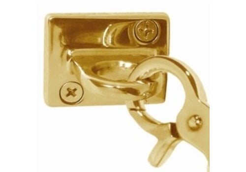  Bolero Muurhaak voor Markeringskoord | Messing 