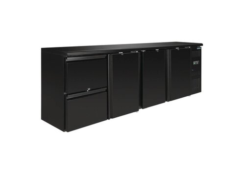  Polar Bar koelkast 3 deuren & 2 laden 