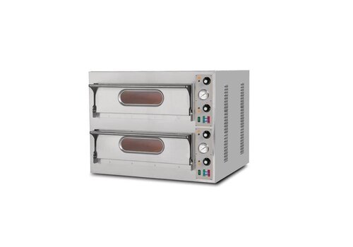  Resto Italia Italiaanse Dubbele Pizzaoven 9400 Watt | 8 Pizza's 