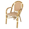 Bolero Rotan Horeca Stoel met Armleuning | set 4 stuks