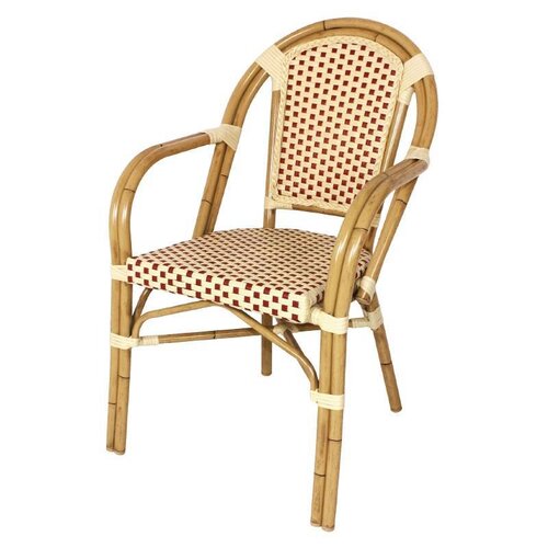  Bolero Rotan Horeca Stoel met Armleuning | set 4 stuks 