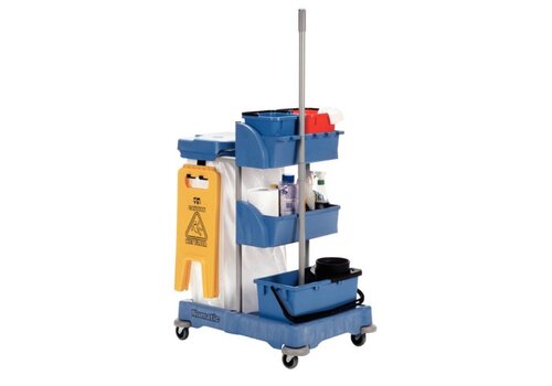  HorecaTraders Schoonmaak huishoudwagen 
