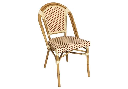  Bolero Kunststof Rotan Horeca Stoel | per 4 