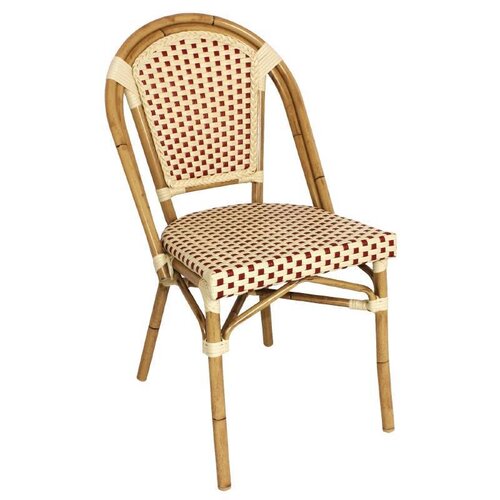  Bolero Kunststof Rotan Horeca Stoel | per 4 