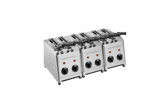  Milan Toast Horeca Tosti Apparaat | 6 sneden 