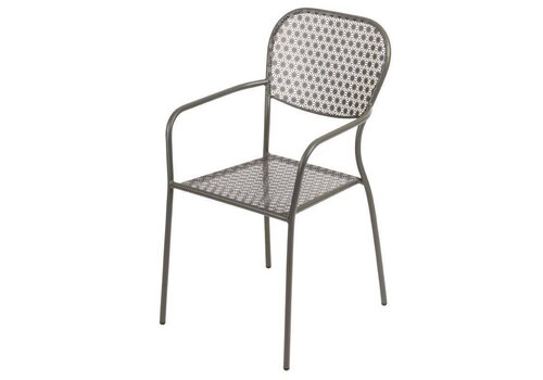  HorecaTraders Horeca Stoel Grijs | set 4 stuks 