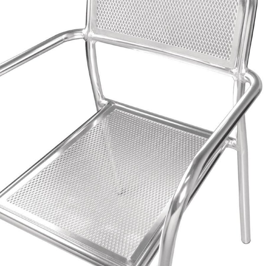 Aluminium Terras Stoel | 4 Stuks