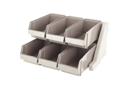  HorecaTraders Bestekhouder met 6 Bakken 