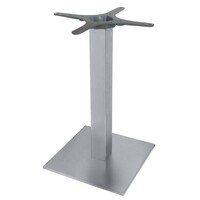 RVS tafelpoot vierkant - 72 cm hoog