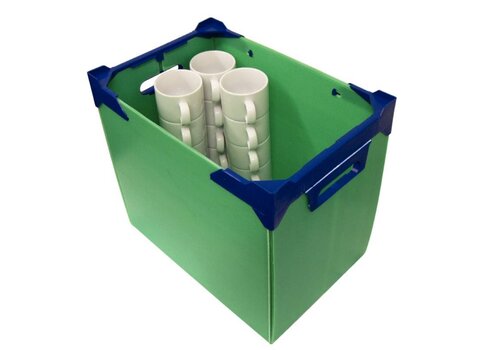  HorecaTraders Opbergkrat voor Porselein (stuks 5) 