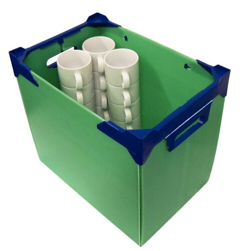  HorecaTraders Opbergkrat voor Porselein (stuks 5) 