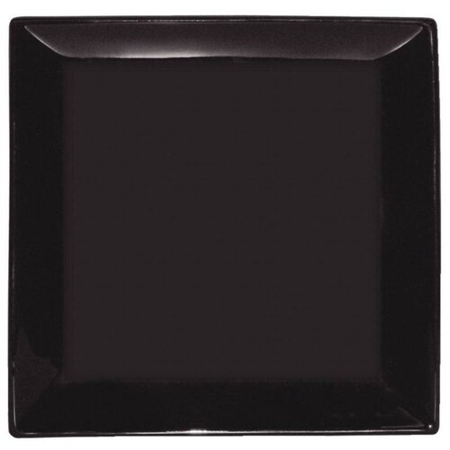  Olympia Zwart Vierkant Porselein Lunchbord 24cm | 12 stuks 