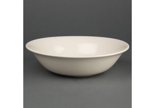 Olympia Porselein saladeschaal Ivoor | 23 cm (stuks 12) 