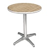 Bolero Ronde Horeca Tafels met houten Blad 80 cm