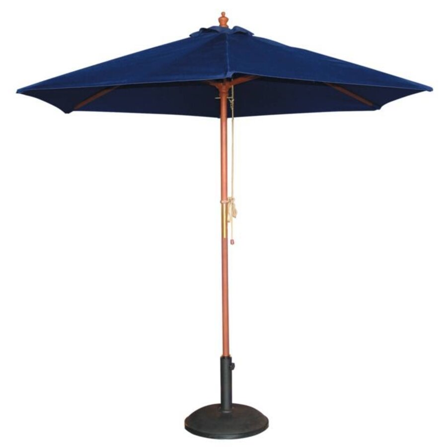 Parasol navy blauw rond 3 meter (Ì÷)