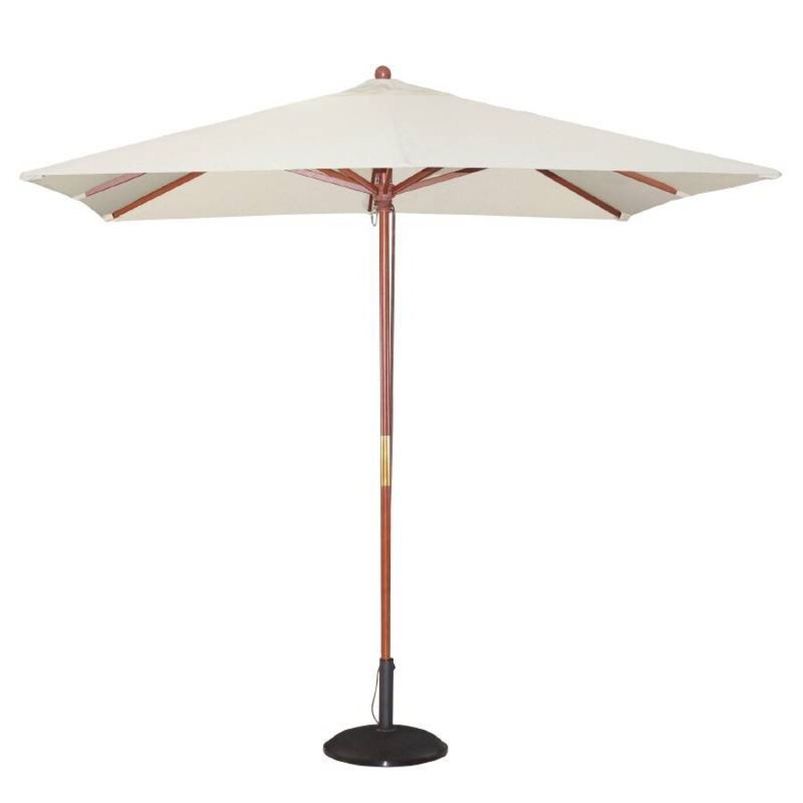 Creme Parasol Vierkant 2,7(h)x 2,5(l)x 2,5(b) meter