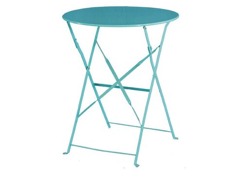  HorecaTraders Opklapbare Ronde Tafel Staal | 6 Kleuren 