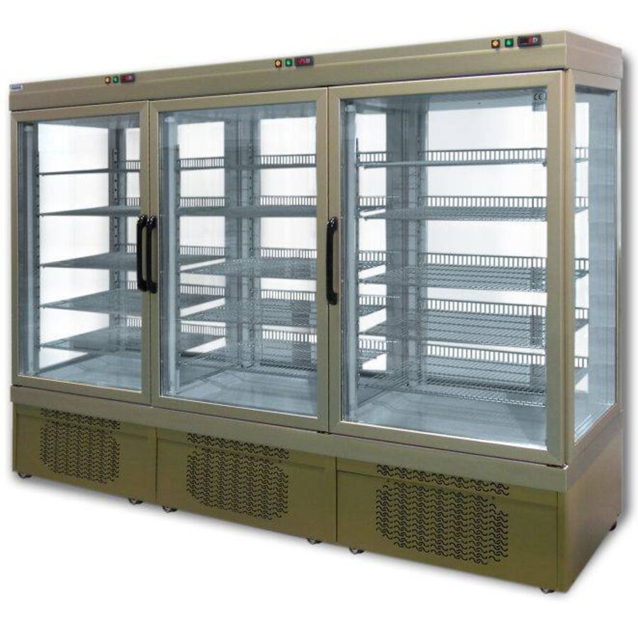 Gebakvitrines met 3 glazen deuren - TOPPER