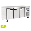 Polar patisserie koelwerkbank 3 deurs | 86 x 202 x 80 cm