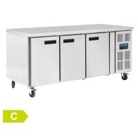 patisserie koelwerkbank 3 deurs | 86 x 202 x 80 cm