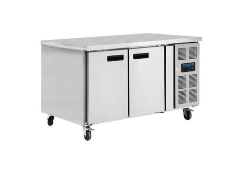  Polar patisserie koelwerkbank 2 deurs | 86 x 151 x 80 cm 