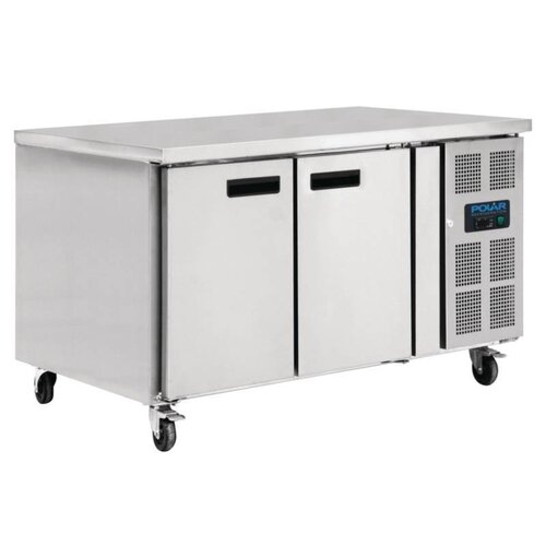  Polar patisserie koelwerkbank 2 deurs | 86 x 151 x 80 cm 