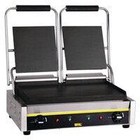 Buffalo bistro contact grill dubbel glad/glad | 2900Watt