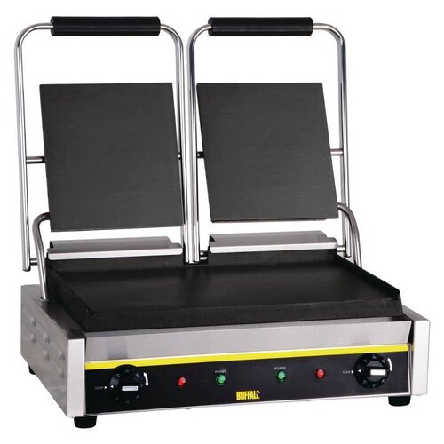  Buffalo Buffalo bistro contact grill dubbel glad/glad | 2900Watt 