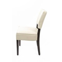 Lichtbruine Imitatielederen Stoelen | 2 Stuks