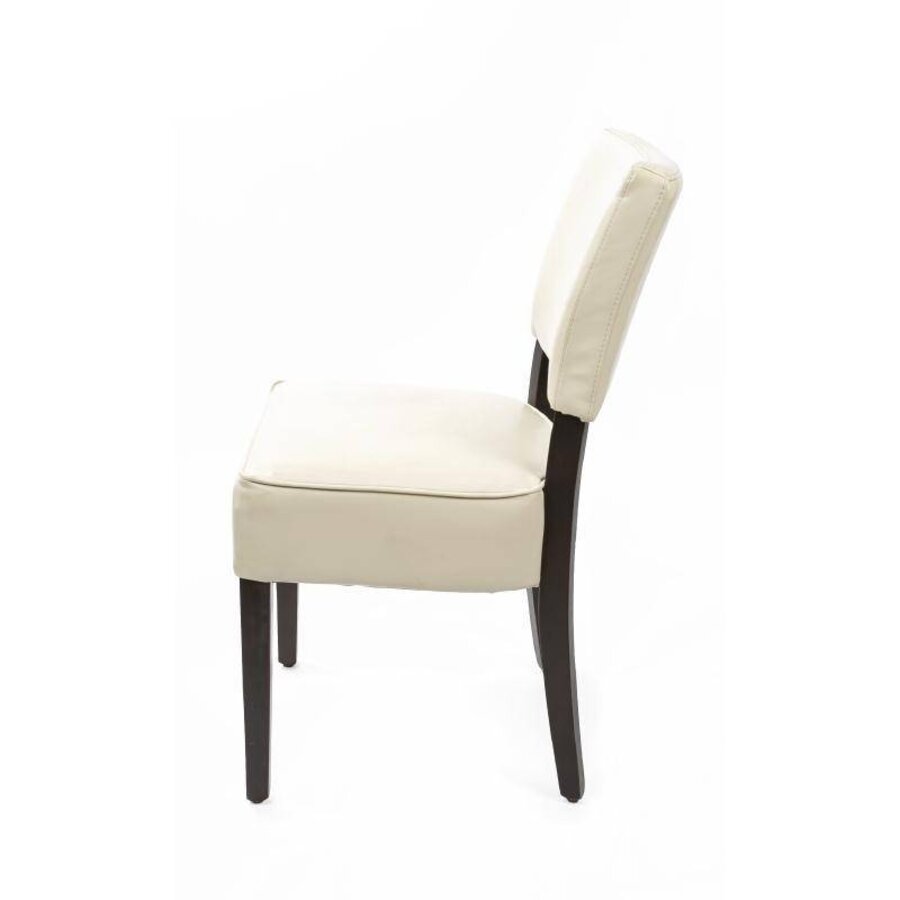 Lichtbruine Imitatielederen Stoelen | 2 Stuks