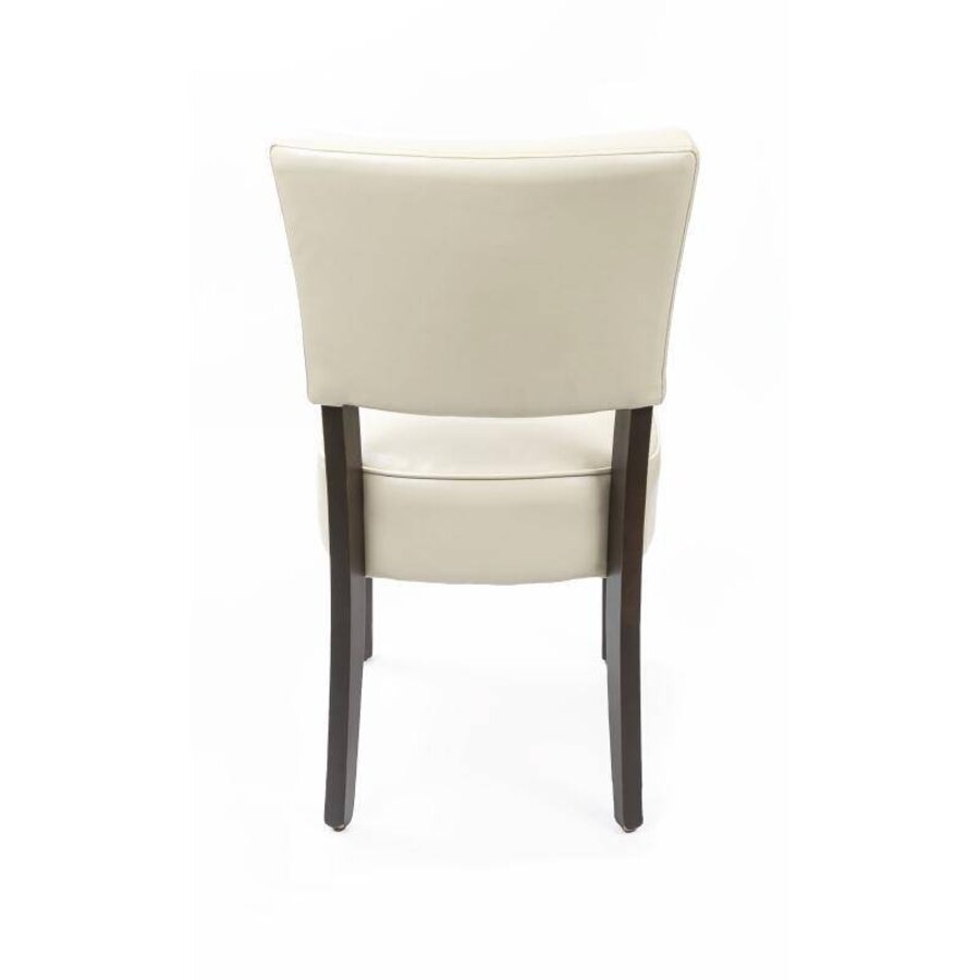 Lichtbruine Imitatielederen Stoelen | 2 Stuks