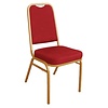 Bolero Stapelbare Congres Stoelen Rood | 4 Stuks