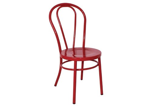  HorecaTraders Bistrostoel Klassiek Rood | 2 Stuks 