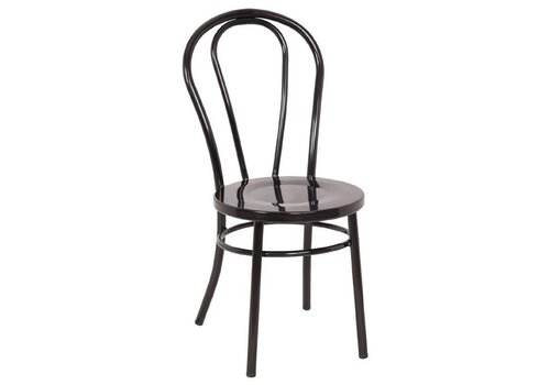  HorecaTraders Bistrostoel Klassiek Zwart | 2 Stuks 